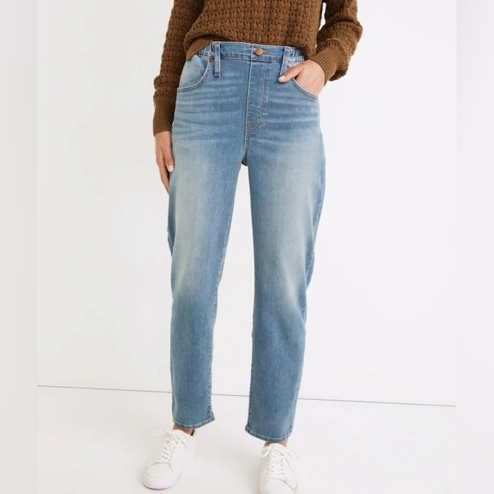 Madewell Pull on Jeans in Okeefe Wash Women’s Size 30 - Picture 4 of 16